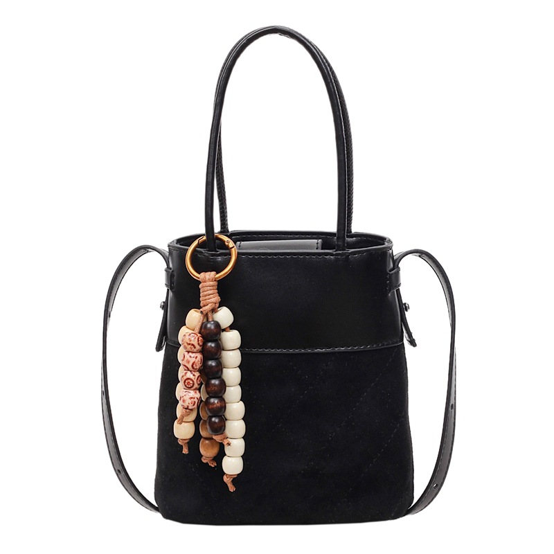 Bolsa de cubo de mano mate transfronteriza bolsa de teléfono móvil de gamuza mujeres otoño y invierno 2025 nuevo estilo de alta calidad bolso de hombro