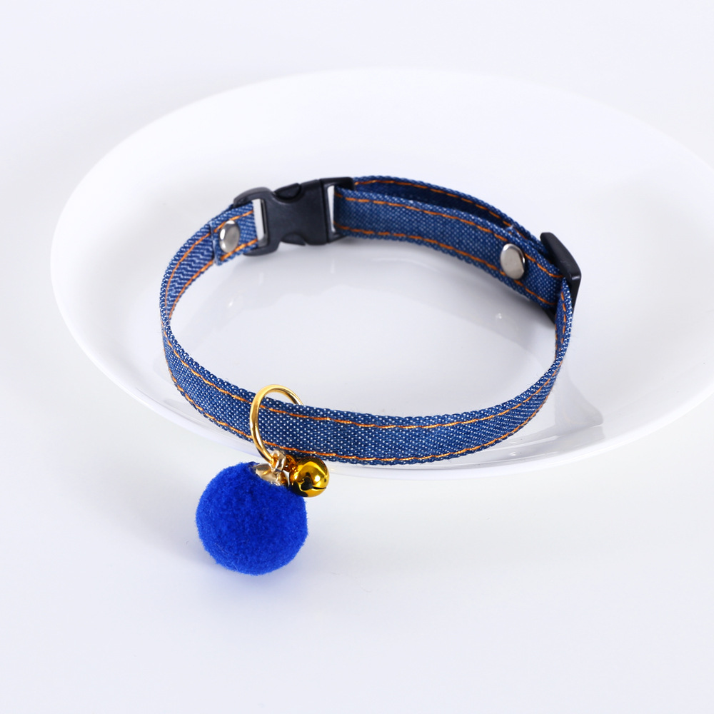 Pet vaquero colgante de penta gato perro collar conejo campana accesorios estilo japonés y coreano