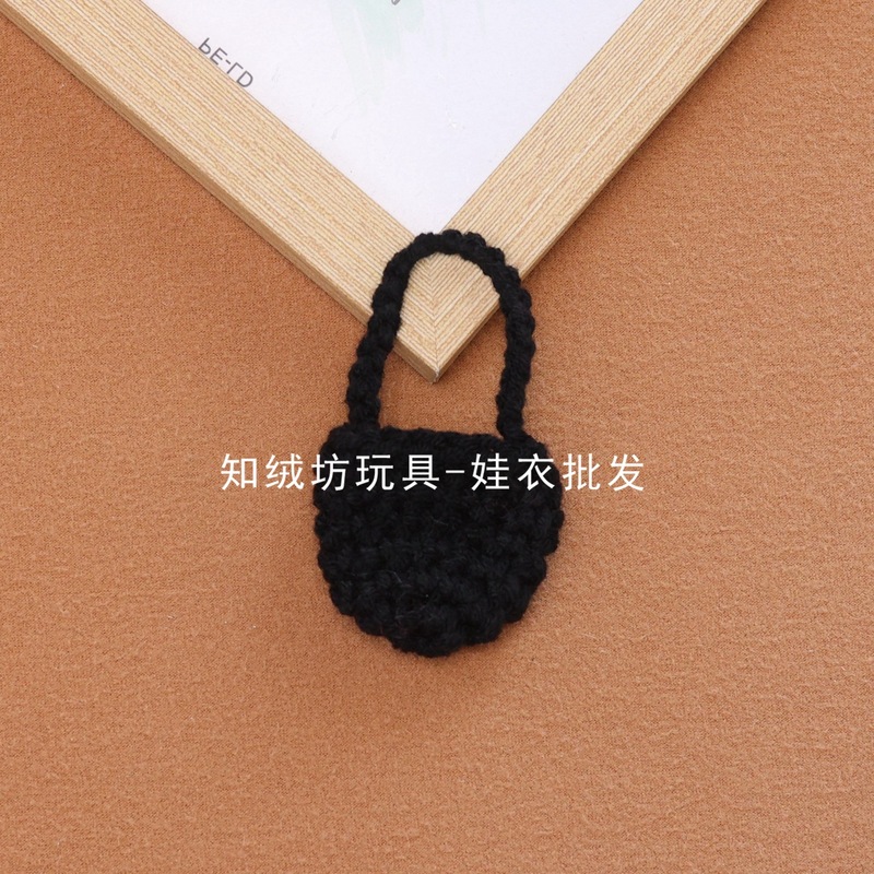 迷你毛线小包毛绒公仔挂件手工针织包斜挎包掌门明星狗小包包配饰|undefined