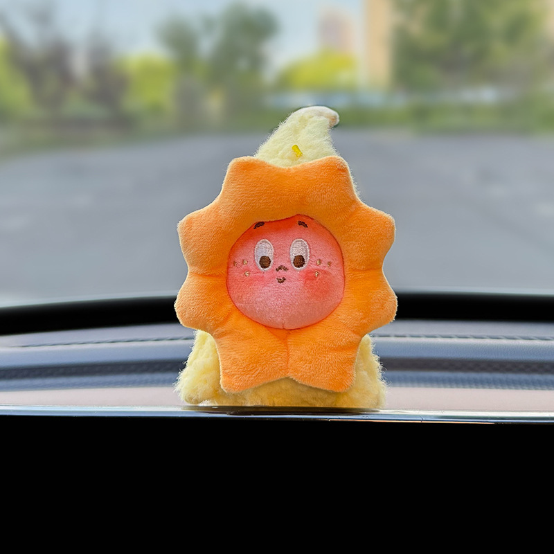 新款车载摆件星星人中控屏幕趴趴摆件玩偶显示屏装饰车内饰品可爱|undefined