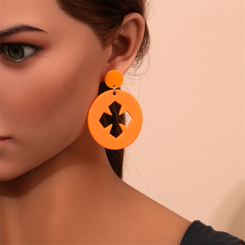 Fashion Cross Arylic Polishing Women's Ear Studs 1 Pair display picture 24