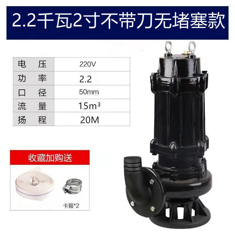 2.2kW 2inch 플랜지 모델(차단 없음 모델)
