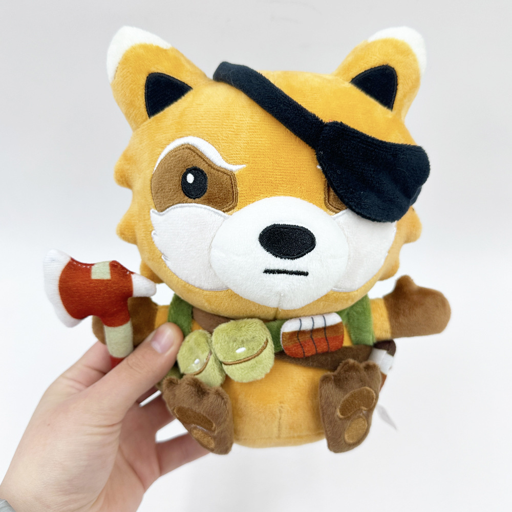 Grenziwwerschreidend neit Produkt Steadfast Spiffo Plush Een-Aen Waschbär Plüschspillpopp_voghion.com