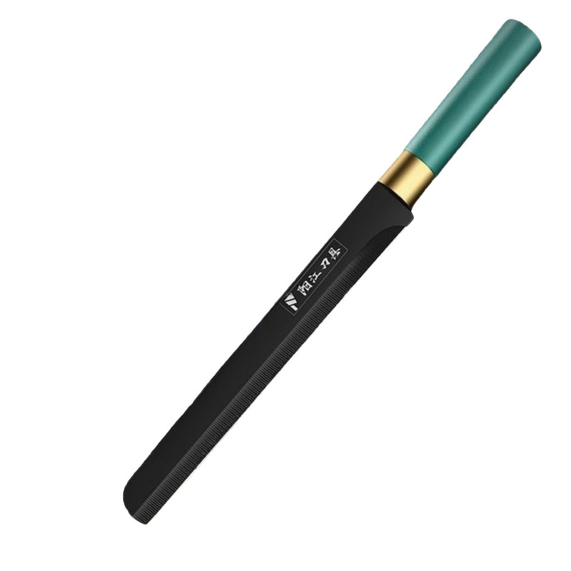 オールインワン家庭用ポータブルハイエンドステンレス鋼拡張黒刃スイカフルーツナイフ家庭用果物と野菜大型拡張スイカ切断|undefined