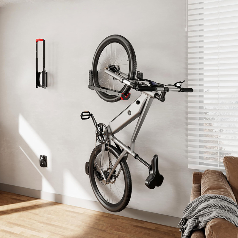 亚马逊旋转式自行车壁挂架跨境单车装备支架山地车挂架车库用