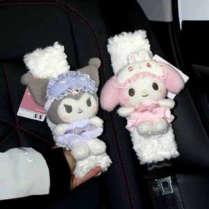 Pajamas Sanrio təhlükəsizlik kəməri çiyin yastıqları, cütlüklər üçün avtomobil örtüyü