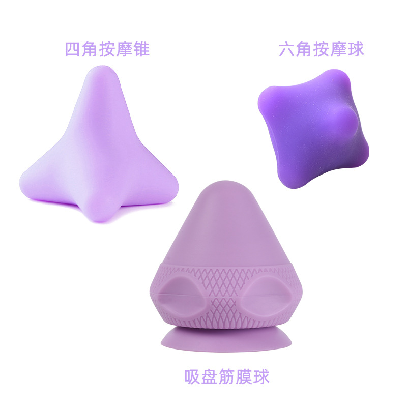 Cuatro esquinas masajeador masaje cono dedo prensa molienda pulgar masaje equipo dedo forma masajeador dedo masaje