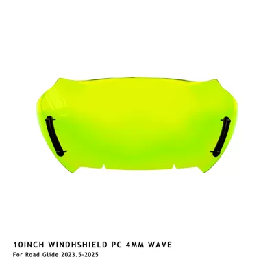 Material Windshield, Available — Motorcycle front windshield - green