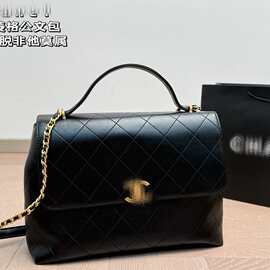 25新款女包小香风高端贵族手提包链条单肩斜挎翻盖女包