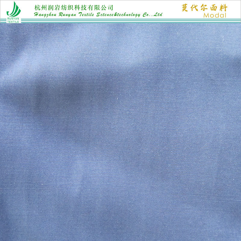 20D*32涤莫代尔交织面料 涤单丝莫代尔平纹面料93gsm单丝涤莫代尔
