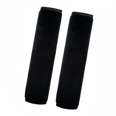 General Motors Seat Belt Shoulder Pad Baby Carriage with Protective Cover Adult Backpack Shoulder Pad Anti-Leg Neck Adjuster (Seat belt shoulder pad) - black-light-version-2pcs