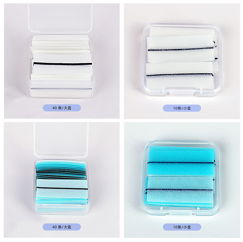 Self-adhesive temperature-sensitive jelly tape, glue-free self-adhesive false eyelashes, waterproof and sweat-proof, reusable eyelash replacement tape Item Picture