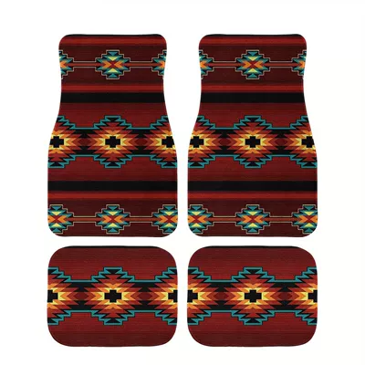 Avtomobil döşəmə paspasları — Decorative Floor Mats 4-Piece Set Easy - new-car-floor-mats-53-3344cm-two-piece-set