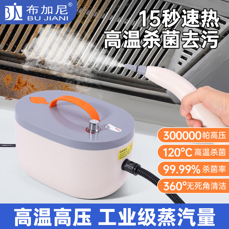 Cross-Border 2500W High-Pressure High-Temperature Steam Cleaner Household Window Handheld Kitchen Oil Fume and Oil Stain Cleaning Machine