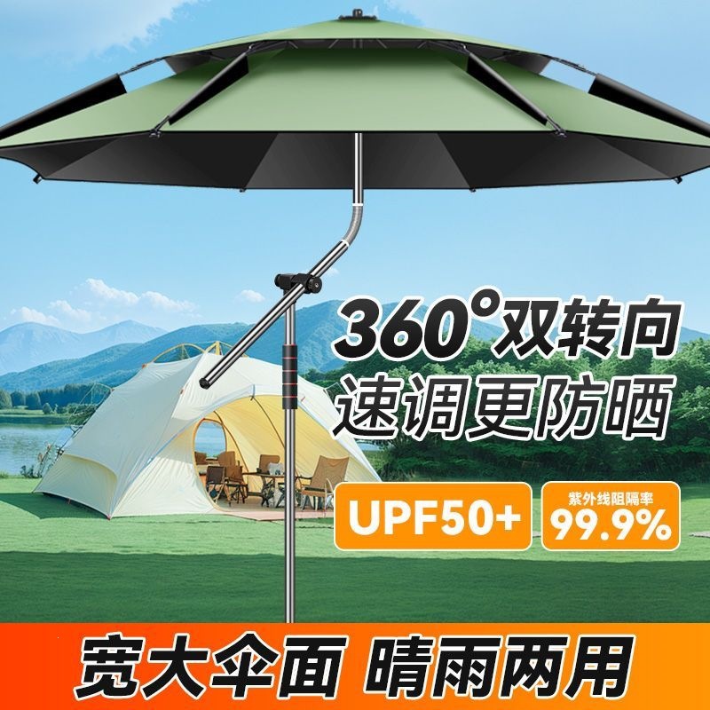 Fishing Umbrella for Outdoor Use, 2025 New Model, Mechanical Arm, Rain and Sun Protection, Large Fishing Umbrella, New Type of Sunshade Umbrella