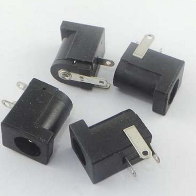 DC005电源插座  DC5.5*2.1针2.5针充电插座耐温dc电源插座