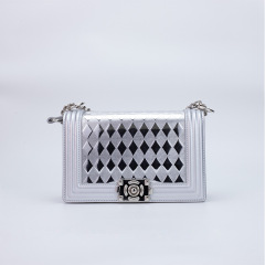 Bohao PU Women's Bag 2023 New Model Cross-border Trade Shoulder Bag Women's Small Bag Ladies Crossbody Bag Striped Bag 32417