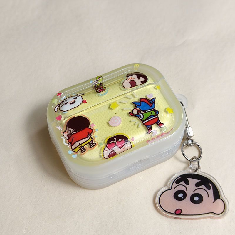 Pequeño nuevo dinámico Superman para airpodspro2 estuche de protección Bluetooth para airpods 4 generación 5 generación estuche de protección de auriculares