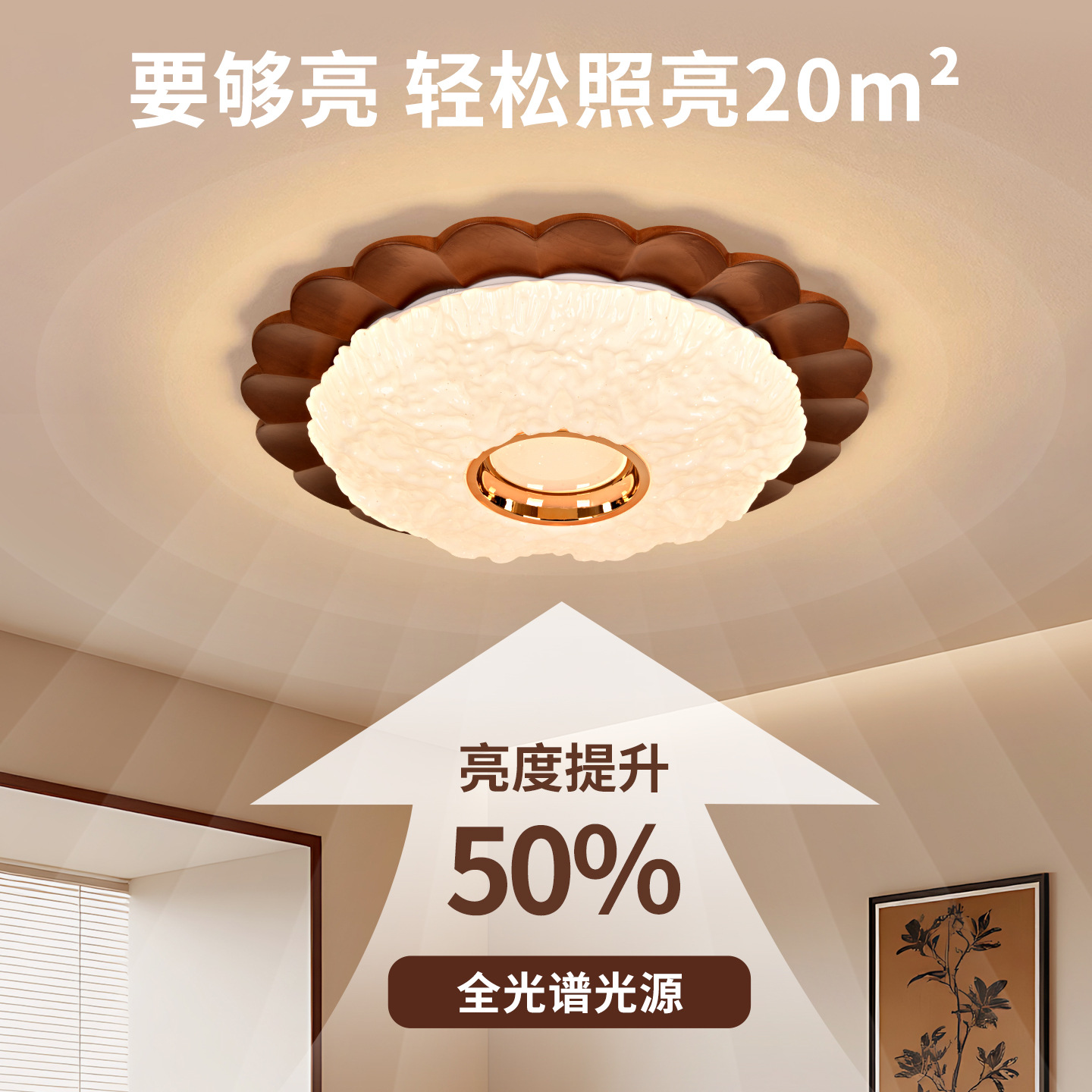 Luces de dormitorio de estilo medieval 2026 nuevo estilo americano retro estudio de modelado creativo estudio techo Zhongshan lámparas L271
