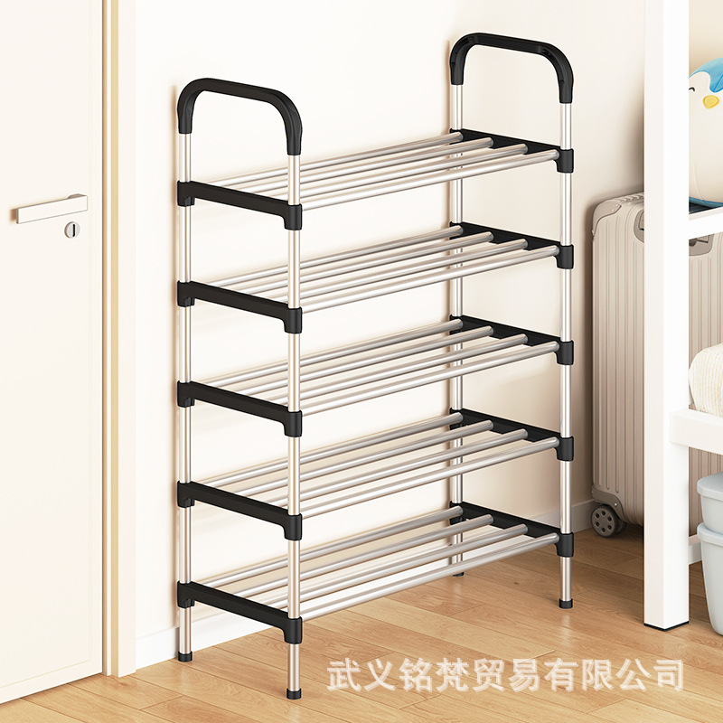 Simple Shoe Rack Dustproof Storage Shelf Multi-layer Assembly Doorway Multifunctional Home Space-saving Vertical Rental Entryway
