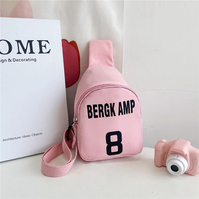 2-6 años 3 niños bolsa masculina y femenina bebé neutral pecho bolsa de moda Moda niños y niñas bolsa de mensajero bolsa de aperitivos