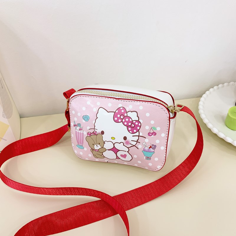 Bolsos para niños coreanos, bolsos de mensajero para niñas, bolsos de princesa de moda, bolsos de niña portátiles de un solo hombro de dibujos animados para bebés
