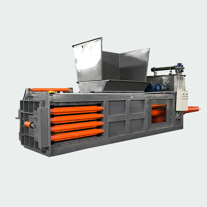 120型废纸打包机 编织袋打包机 饮料瓶卧式打包机 塑料薄膜打包机