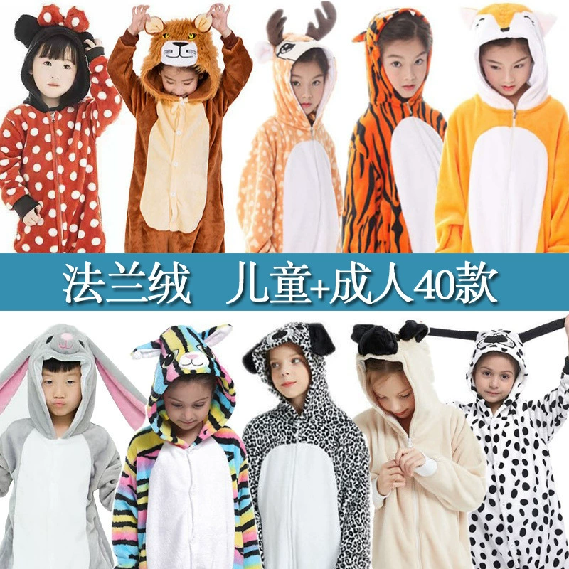 Детские цельные пижамы с изображением тигра для малышей, зимняя фланелевая детская одежда для ползания, домашняя одежда