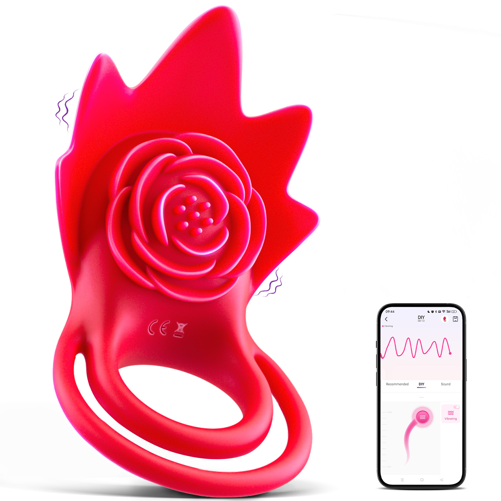 Rose Vibration Men's Lock Essence Ring Couple Resonance Sex Adult Products Men_voghion.com