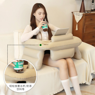 Cross-border New Product Inflatable Table Portable Travel Table Foldable Business Office Computer Table Study Table Children's Dining Table