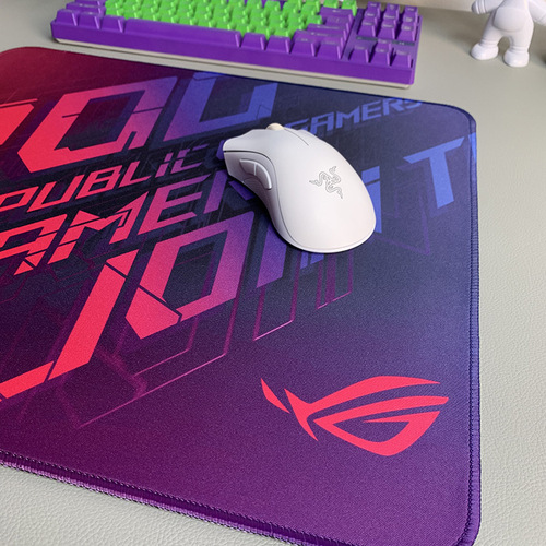 ROG eSports dedicated game oversized mouse pad 4mm thickened edge cloth office large size cross-border factory wholesale