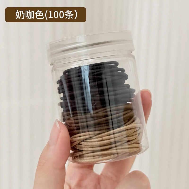 黒い皮の筋の女性の頭のひもの皮のカバーの高弾力の丈夫な頭の飾りの髪の縄の気質は髪の毛のゴムの輪を刺します。|undefined