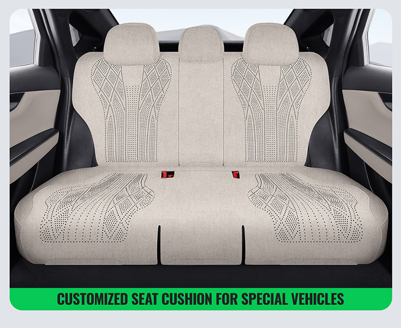 Byd Destroyer 05 Special Car Seat Cushion, Rams Perforated Breathable Full-Cover Anti-Slip Seat Cover