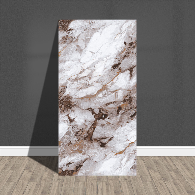 Fábrica de suministro directo de imitación de mármol azulejos de pared autoadhesivo a prueba de agua a prueba de humedad pegatinas de pared suministro transfronterizo placa de plástico de aluminio