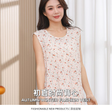中老年妈妈加肥加大螺纹棉背心200斤胖妹妹夏季百搭内穿打底背心