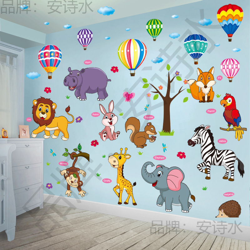 Children's Room Cartoon Stickers Baby Room Decorative Painting Wall Wall Wallpaper Early Education Wall Stickers Children's Room Cartoon Stickers Baby Room Decorative Painting Wall Wall Wallpaper Early Education Wall Stickers