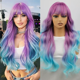 假发长卷发;假发短卷发;长直发假发