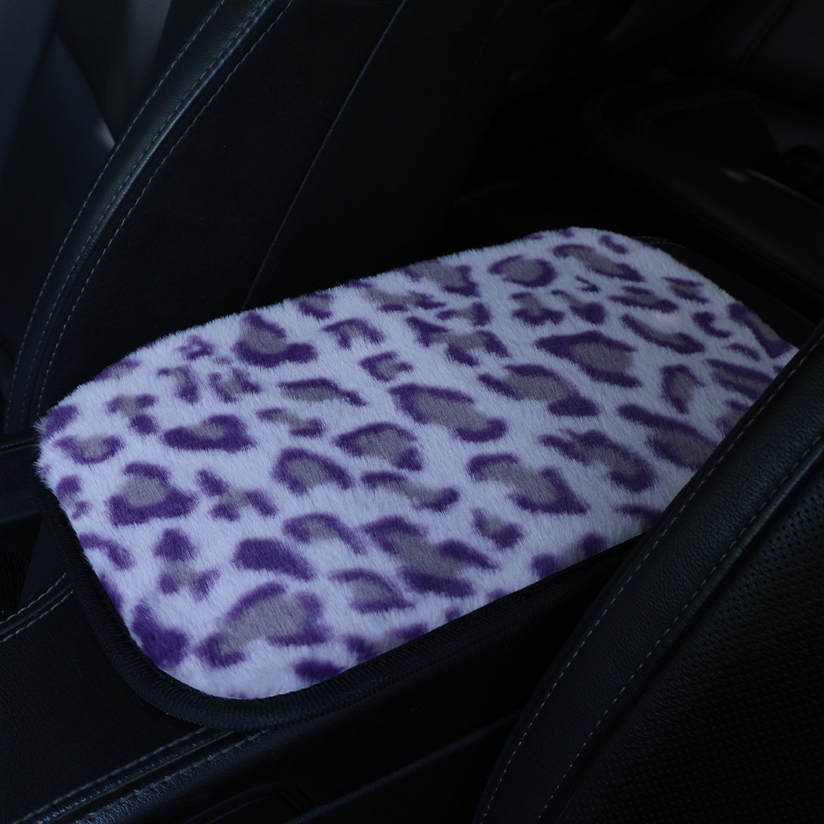 Cross-Border Car Armrest Box Mat Interior Central Armrest Box Protective Pad Faux Rabbit Fur Armrest Cover Protective Pad