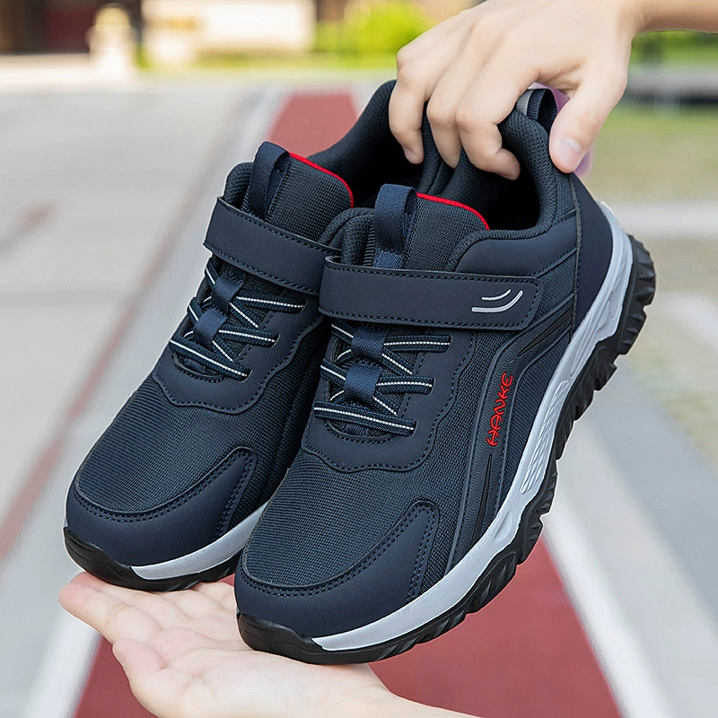 Женская обувь для пожилых людей, осень 2024, нескользящая мягкая подошва, повседневная спортивная обувь для папы, прогулочная обувь для среднего и пожилого возраста