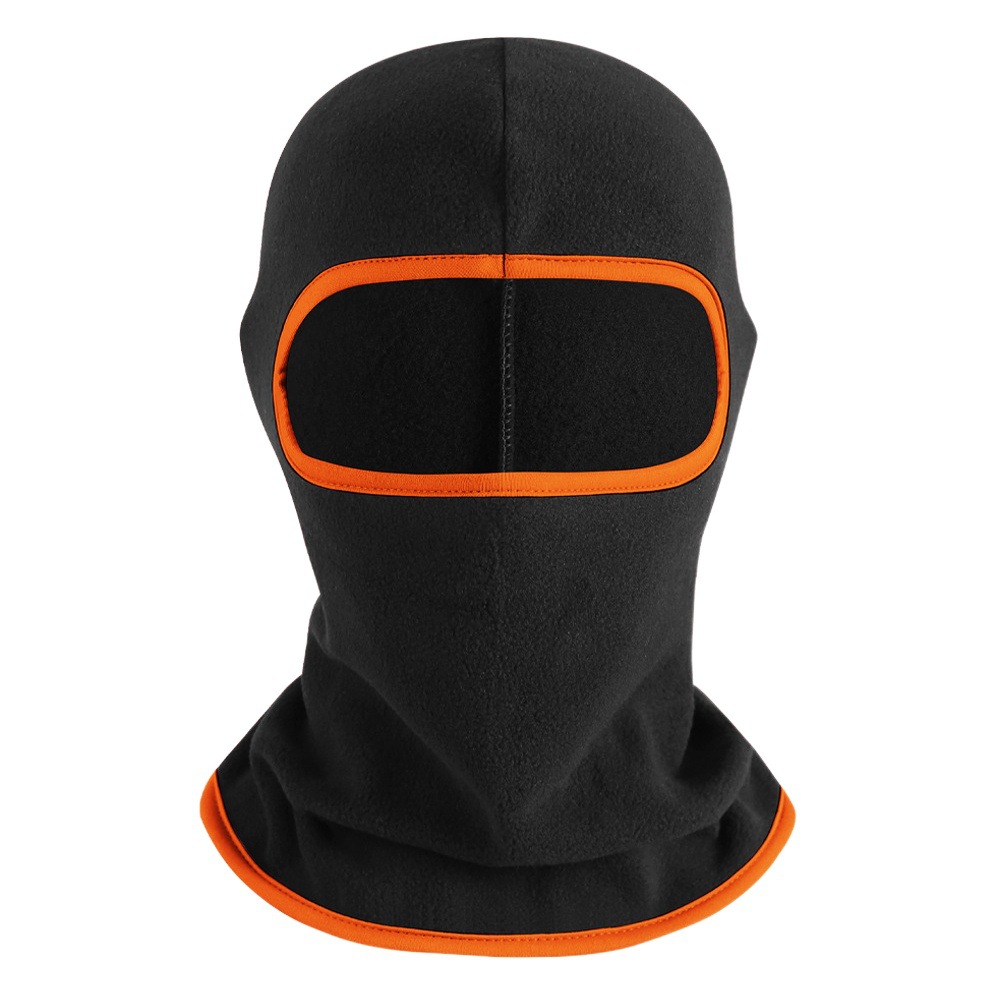 Makino Fei Hu Thermal Face Mask Winter Thickened Solid Color Fleece Windproof Hood Outdoor Cycling Cold-Proof Headgear