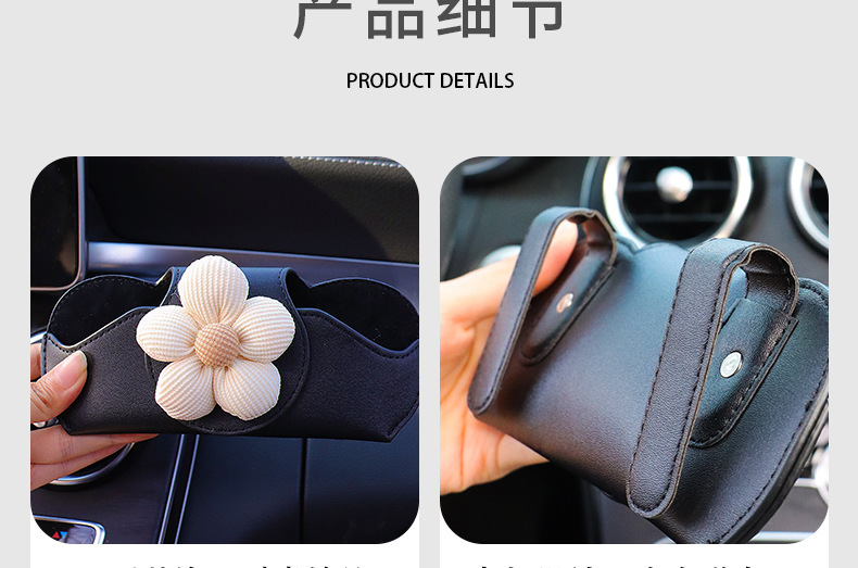 Car-Mounted Glasses Clip, Car Sun Visor Storage Gadget, Multifunctional Magnetic Sunglasses Holder for Car Interior, Car Storage Box
