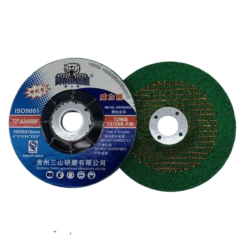Powerful bear corner mill 100x6x16 angle grinding machine metal stainless steel resin sand wheel grinding polishing film grinding sheet