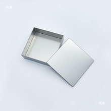 日式2024磨砂烘焙包装可文创周边曲奇直角铁盒正方形铁盒其他酒盒