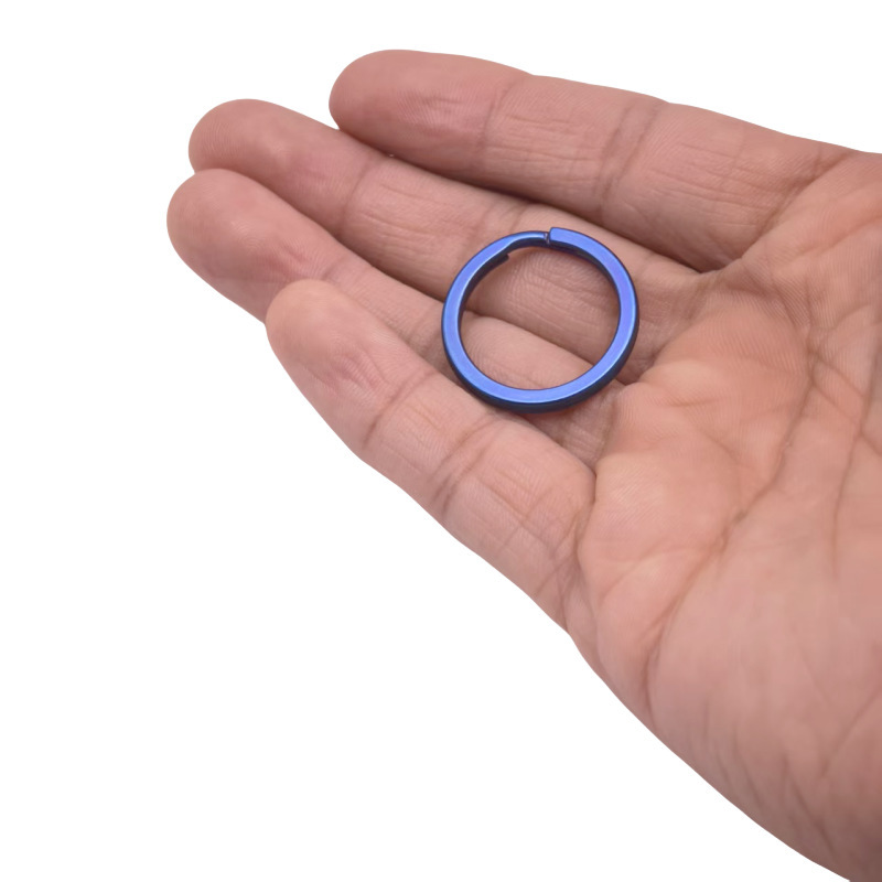 チタン合金キーホルダーキーリング純チタンキーホルダーメーカー卸売り10-35mm多目的錆びないリング|undefined