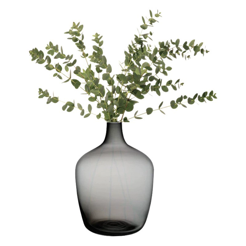 Турция NUDE импортировала скандинавскую стеклянную ваза большая гостиная с посадкой современная минималистская прозрачная светлая роскошная цветочная композиция