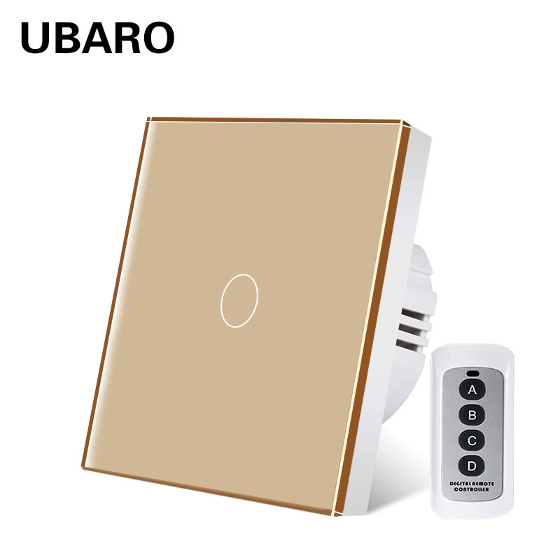 Беспроводной выключатель-ключ, стеклянная световая панель, пульт дистанционного управления