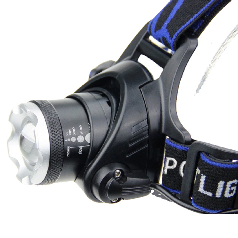 T6 aluminum alloy headlight waterproof LED strong light telescopic zoom headlight USB outdoor induction fishing headlight_voghion.com