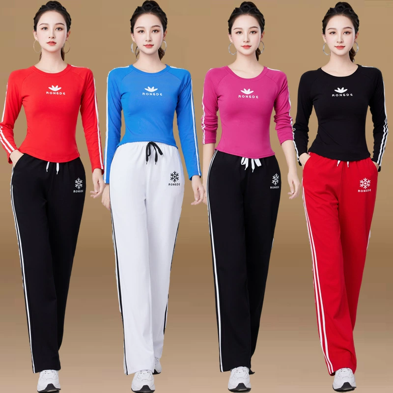 2023 Yang Liping Chunying, модная одежда для квадратных танцев, осенний новый спортивный костюм, униформа танцевальной команды с длинными рукавами, осенняя одежда