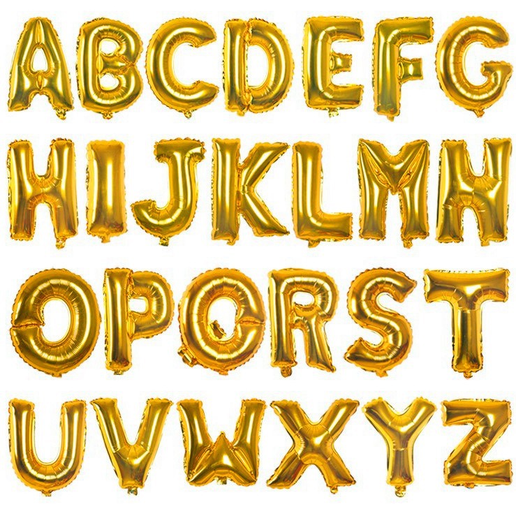 Simple Style Style Simple Style Letter Aluminum Film Party Festival Balloons