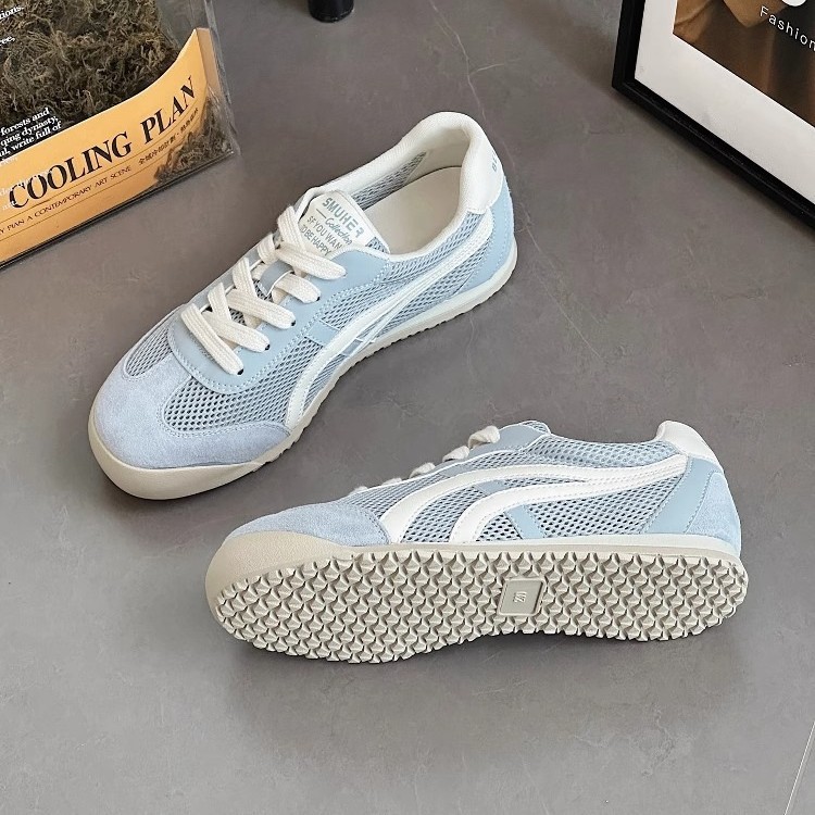 Mesh Breathable Sports Training Shoes for Women 2025 Spring and Summer New Dad Shoes Flats Lightweight Color Matching Forrest Gump Shoes